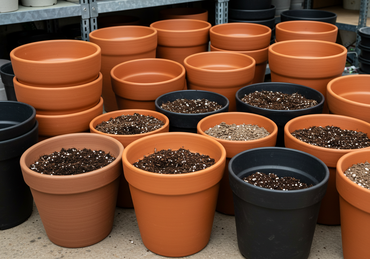 yeni başlayanlar için doğru saksı ve toprak seçimi