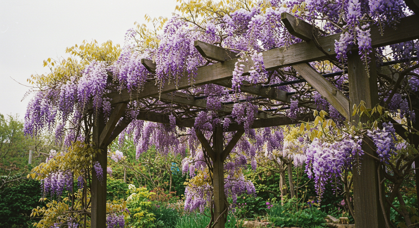 Bahçede estetik bir görünüm sunan ahşap pergola ve kameriye tasarımları